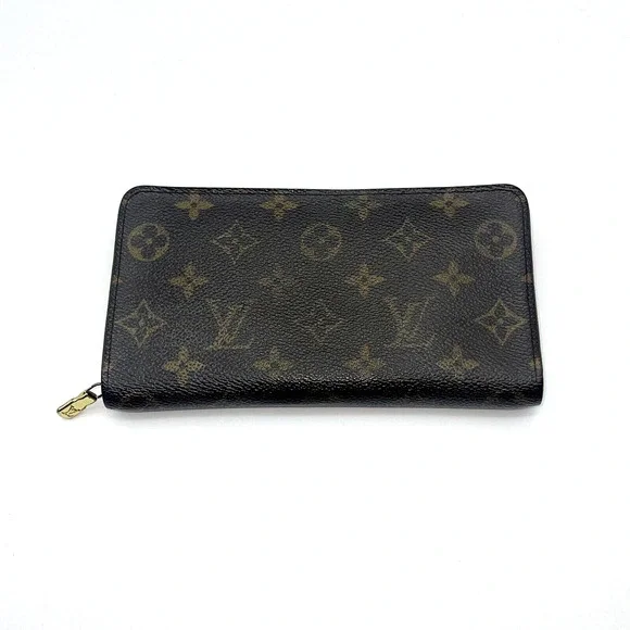 Authentic Louis Vuitton Monogram Zippy Zip Around Long Wallet Purse Vintage - Picture 14 of 14